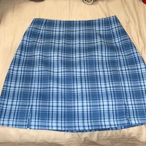 Brandy Melville❤️ stretch schoolgirl mini skirt